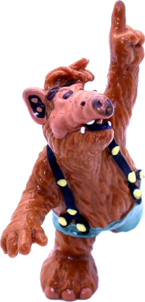 ALF Vintage Figur von Bullyland: Alf in Lederhosen